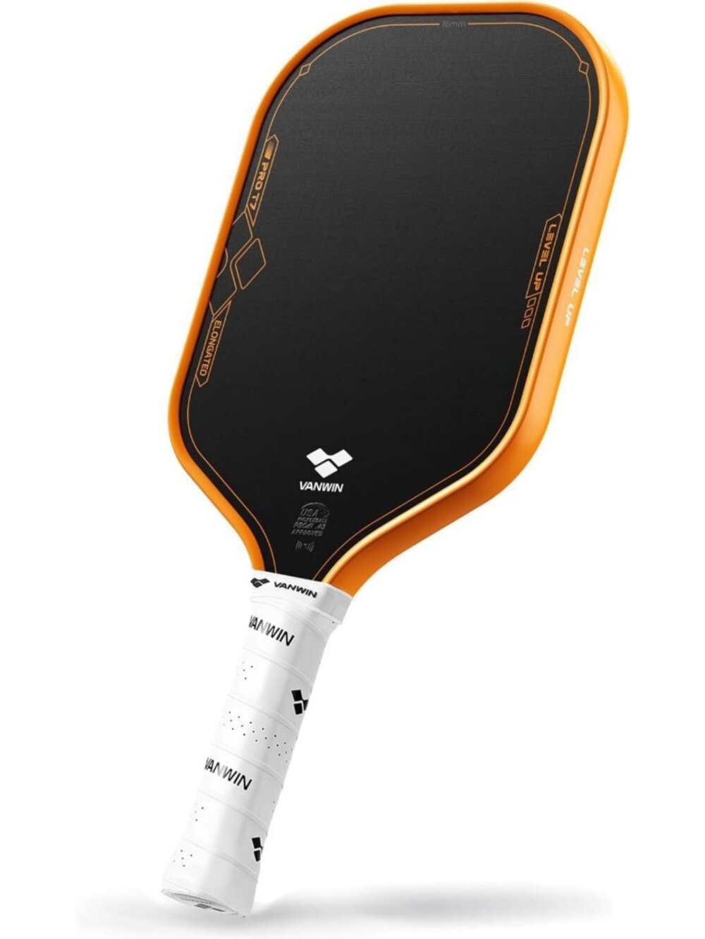 Raw Carbon Fiber Pickleball Paddles - USAPA Approved for Intermediate Players